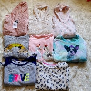 Girls bundle long sleeve shirts, hoodies, size 14-16